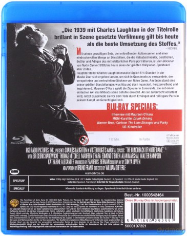 The Hunchback of Notre Dame (Dzwonnik z Notre Dame) [Blu-Ray]