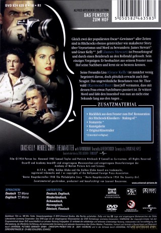 Rear Window (Okno na podwórze) [DVD]