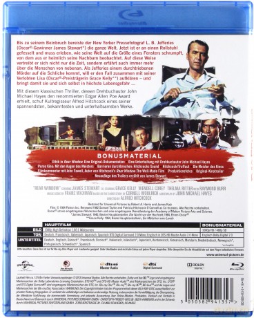 Rear Window (Okno na podwórze) [Blu-Ray]