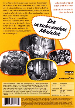 Die verschwundene Miniatur [DVD]
