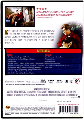Buntownik bez powodu (Edycja specjalna) [2DVD]