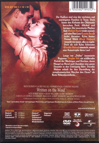 Pisane na wietrze [DVD]