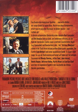 Pojedynek w Corralu O.K. [DVD]