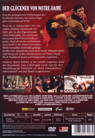 Notre-Dame de Paris (Dzwonnik z Notre Dame) [DVD]