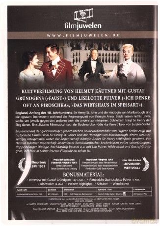 A Glass of Water (Szklanka wody) [DVD]