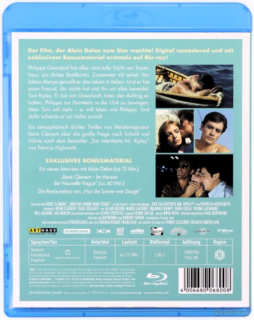 Purple Noon (Plein Soleil) (W pełnym słońcu) [Blu-Ray]