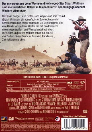 The Comancheros (W kraju Komanczów) [DVD]