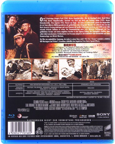 The Guns of Navarone (Działa Navarony) [Blu-Ray]