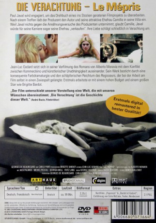 Contempt (Pogarda) [DVD]