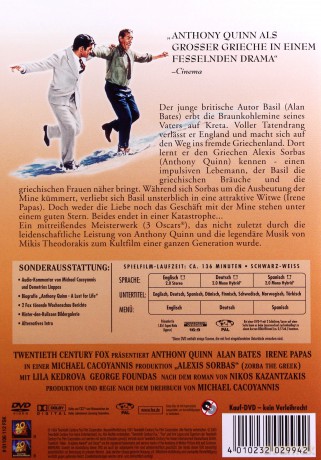 Zorba the Greek (Grek Zorba) [DVD]