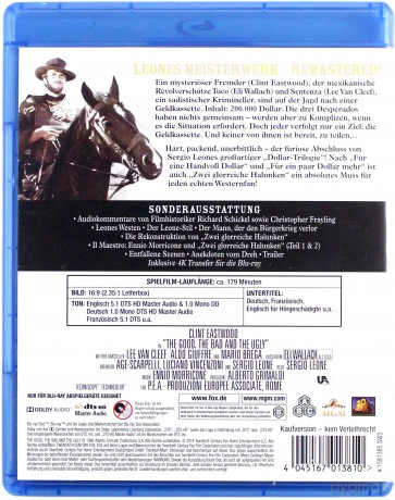 The Good, the Bad and the Ugly (Dobry, zły i brzydki) [Blu-Ray]