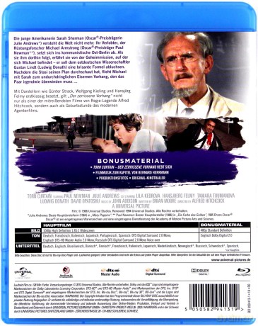 Torn Curtain (Rozdarta kurtyna) [Blu-Ray]