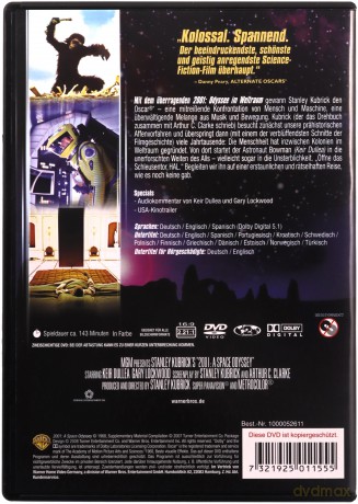 2001: Odyseja kosmiczna [DVD]