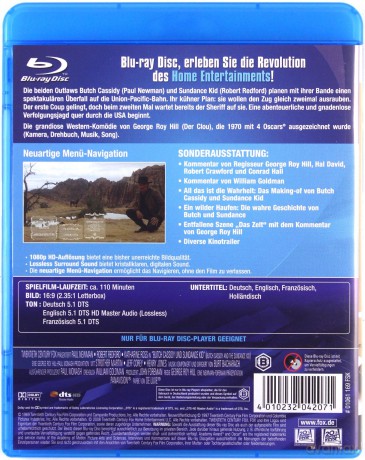 Butch Cassidy & Sundance Kid [Blu-Ray]