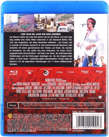 Woodstock (Director's Cut) [Blu-Ray]