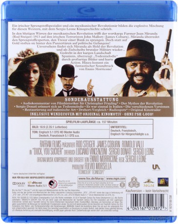 Duck, You Sucker (Garść dynamitu) [Blu-Ray]