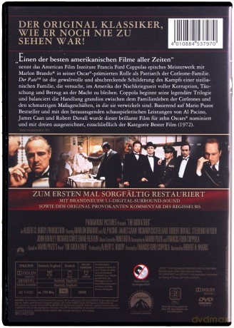 The Godfather (Ojciec chrzestny) [DVD]