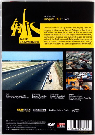 Trafic (Pan Hulot wsród samochodów) [DVD]