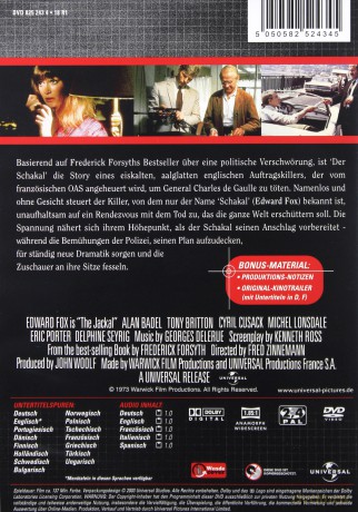 Dzień Szakala [DVD]