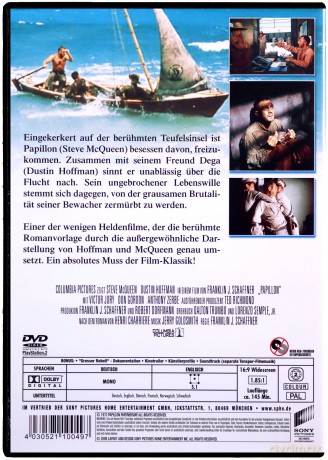 Papillon (Motylek) [DVD]