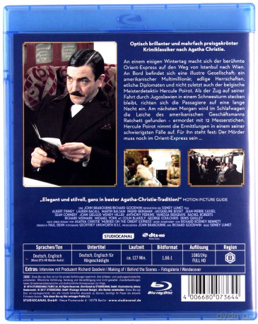 Murder on the Orient Express (Morderstwo w Orient Ekspresie) [Blu-Ray]