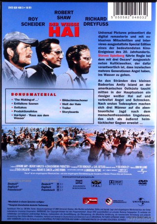 Jaws (Szczęki (Edycja specjalna)) [DVD]