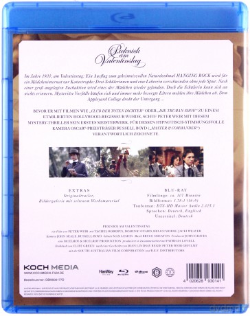 Picnic at Hanging Rock (Piknik pod Wiszącą Skałą) [Blu-Ray]