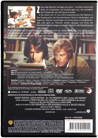 Wszyscy ludzie prezydenta (Edycja specjalna) [2DVD]