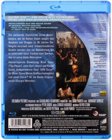 Midnight Express (Ekspres o północy) [Blu-Ray]