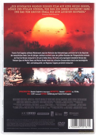 Apocalypse Now (Czas Apokalipsy) [DVD]