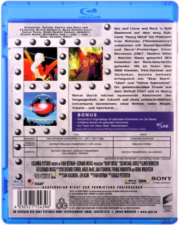 Heavy Metal [Blu-Ray]