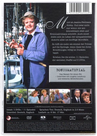 Murder, She Wrote Season 6 Box 1 (Napisała: Morderstwo Sezon 6 Box 1) [3DVD]