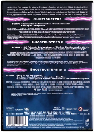 Ghostbusters 1-3 (Pogromcy duchów 1-3) [3xDVD]