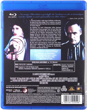 Blue Velvet [Blu-Ray]