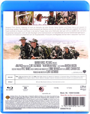 Heartbreak Ridge (Wzgórze Rozdartych Serc) [Blu-Ray]