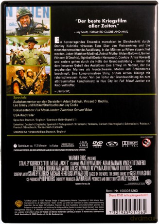 Full Metal Jacket [DVD]