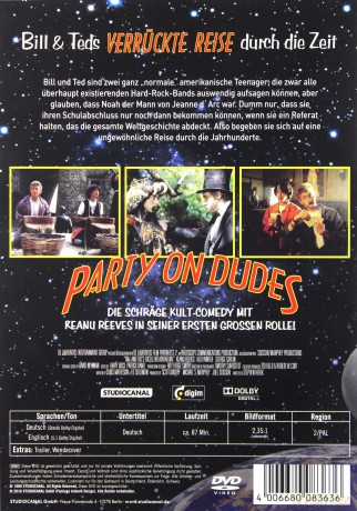 Bill & Ted's Excellent Adventure (Fantastyczne przygody Billa i Teda) [DVD]