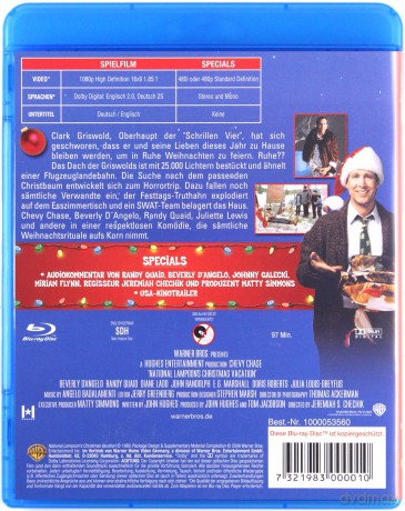 National Lampoon's Christmas Vacation (W krzywym zwierciadle: Witaj, Święty Mikołaju) [Blu-Ray]