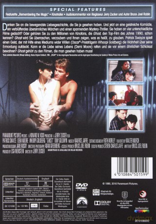 Ghost (Uwierz w ducha) [DVD]