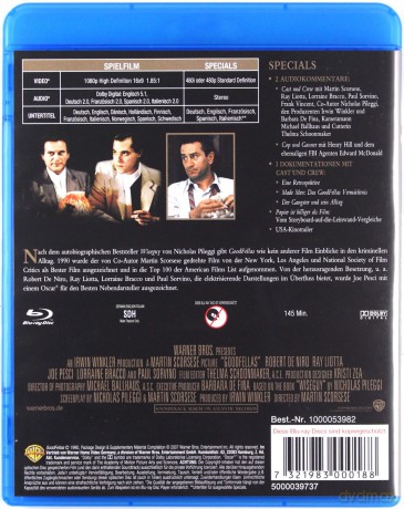 Goodfellas (Chłopcy z ferajny) [Blu-Ray]