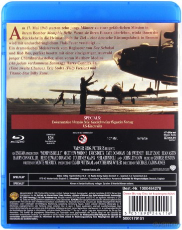 Memphis Belle (Ślicznotka z Memphis) [Blu-Ray]