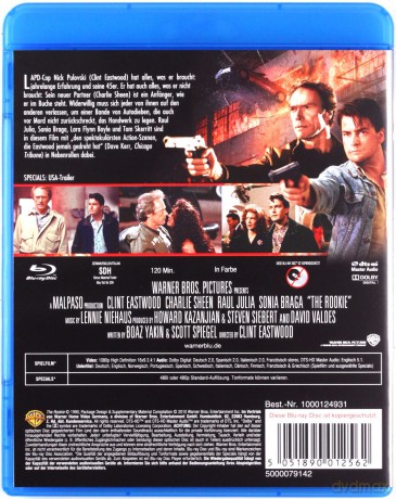 The Rookie (Żółtodziób) [Blu-Ray]