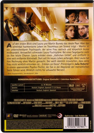 Sleeping with the Enemy (Sypiając z wrogiem) [DVD]
