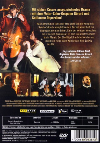 Tous les Matins du Monde (Wszystkie poranki świata) [DVD]