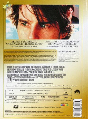 Vanilla Sky (Viva! Złota Kolekcja) (booklet) [DVD]