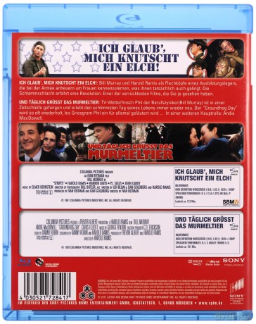 Stripes / Groundhog Day (Szarze / Dzień Świstaka) [Blu-Ray]