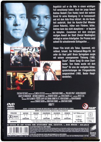 Philadelphia (Filadelfia) [DVD]