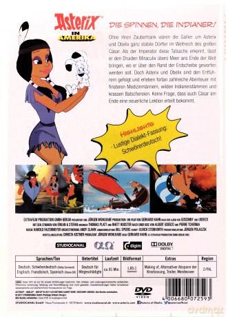 Asterix Conquers America (Asterix podbija Amerykę) [DVD]