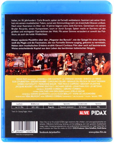 Farinelli (Farinelli: ostatni kastrat) [Blu-Ray]