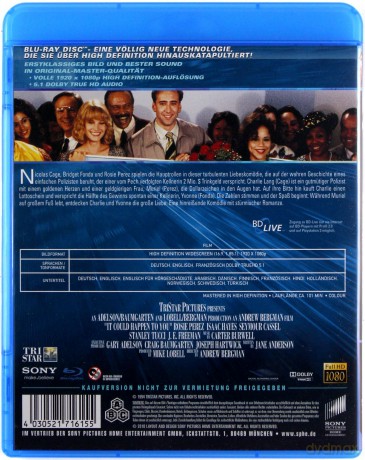 It Could Happen to You (Dwa miliony dolarów napiwku) [Blu-Ray]